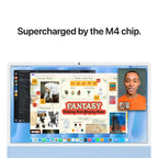 24-inch iMac with Retina 4.5K display: Apple M4 chip with 10‑core CPU and 10‑core GPU, 24GB, 512GB SSD