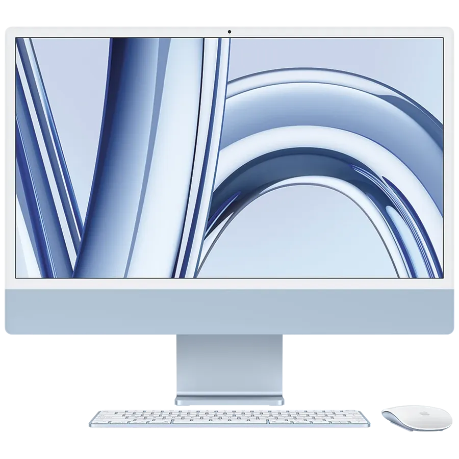 24-inch iMac with Retina 4.5K display: Apple M4 chip with 10‑core CPU and 10‑core GPU, 24GB, 512GB SSD