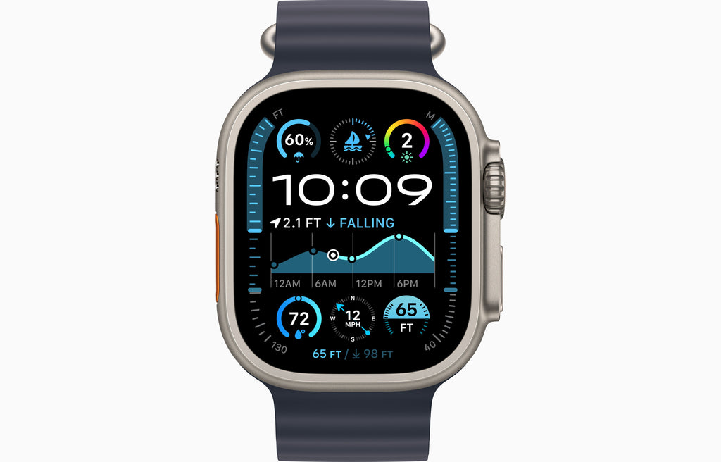 Apple Watch Ultra 2 Titanium Case with Ocean Band