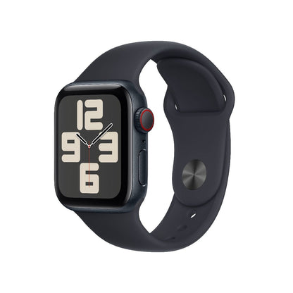 Apple Watch SE Midnight Aluminium Case with Midnight Sport Band