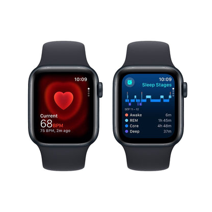 Apple Watch SE Midnight Aluminium Case with Midnight Sport Band