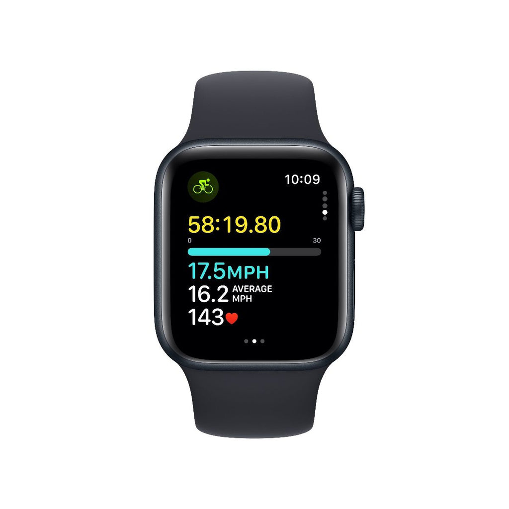 Apple Watch SE Midnight Aluminium Case with Midnight Sport Band