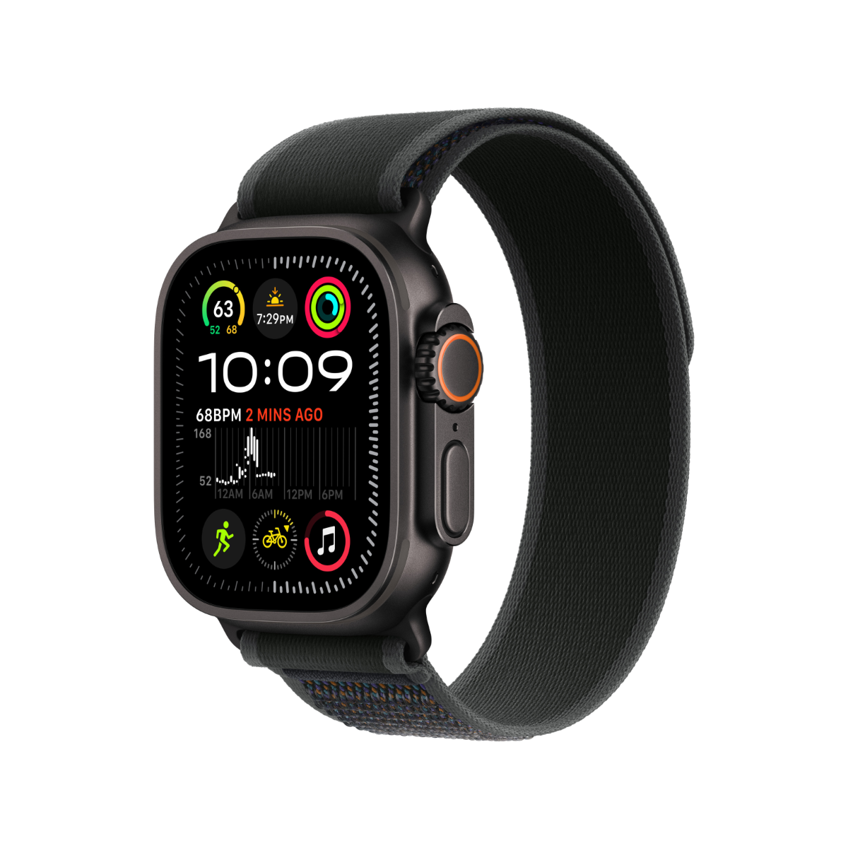 Apple Watch Ultra 2 Titanium Case with Trail Loop