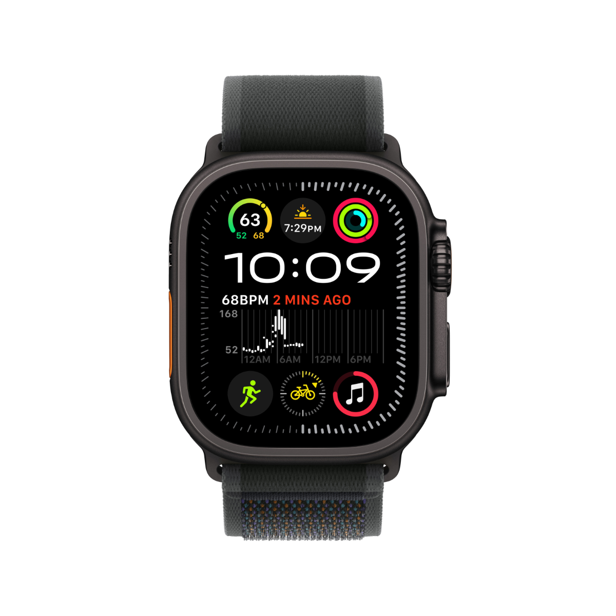 Apple Watch Ultra 2 Titanium Case with Trail Loop