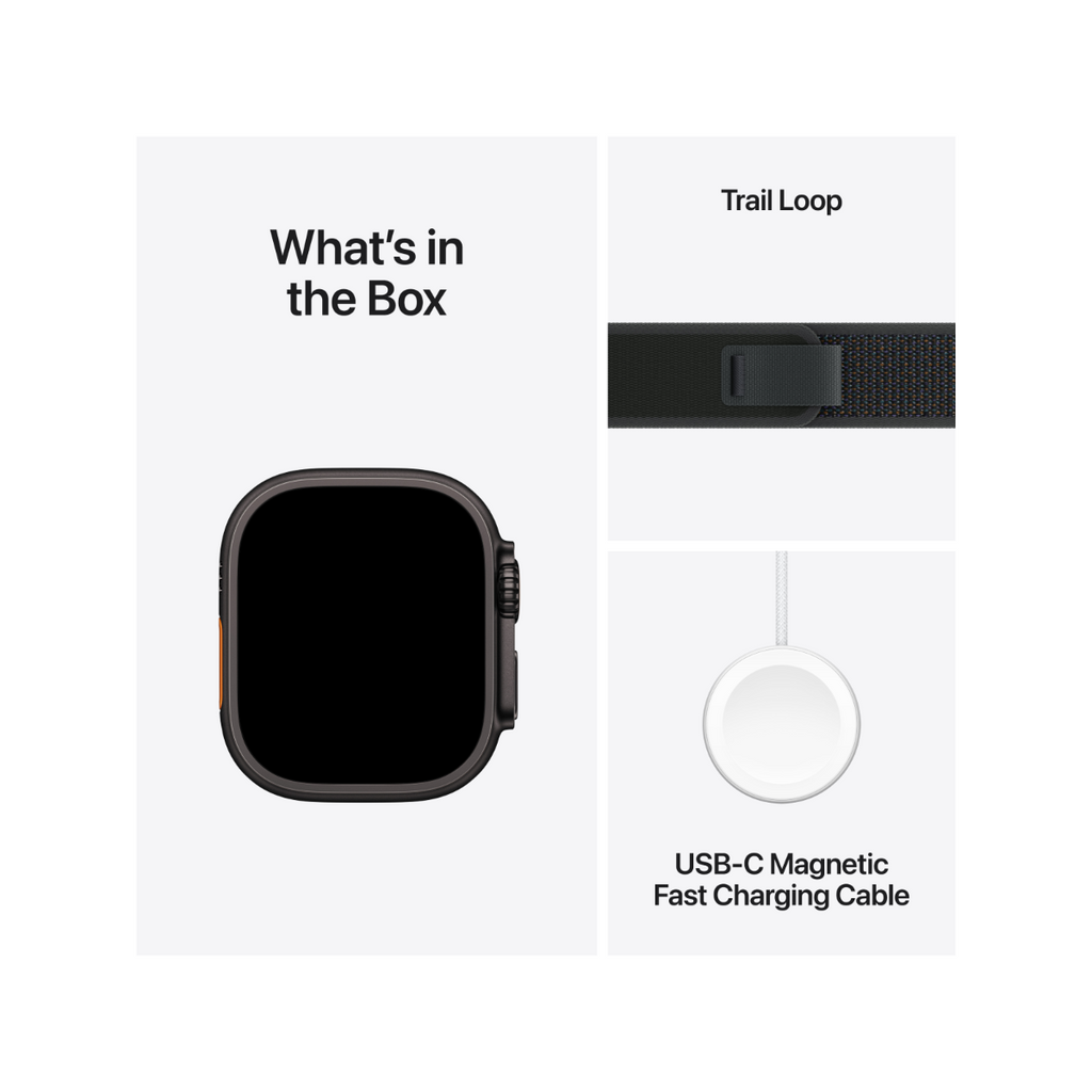 Apple Watch Ultra 2 Titanium Case with Trail Loop