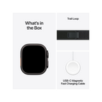 Apple Watch Ultra 2 Titanium Case with Trail Loop