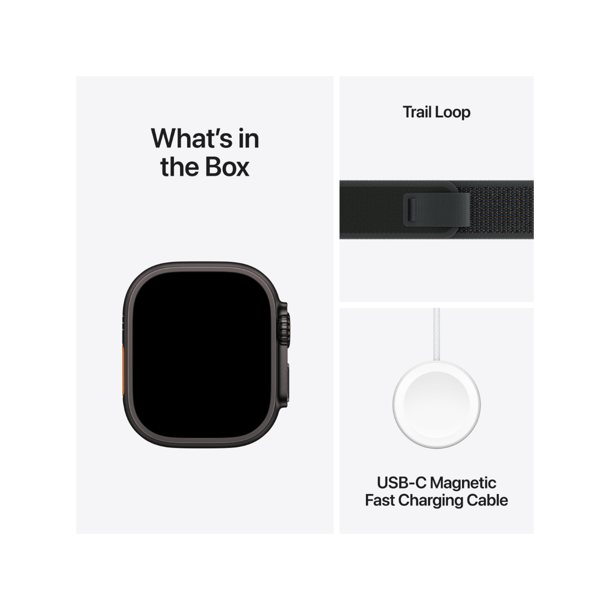 Apple Watch Ultra 2 Titanium Case with Trail Loop