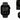 Black smartwatch with a rectangular rounded-corner display, shown in a three-panel layout. The main panel shows the watch face with the time 10:09 and fitness icons, while the top-right panel is a close-up of the side button and upper bezel, and the bottom-right panel shows the watch from a slightly different angle.