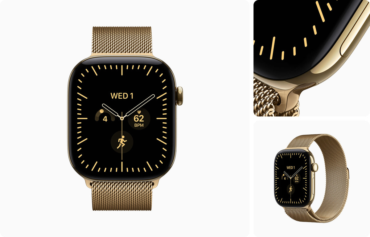 Apple Watch Series 12 - Titanium -  Radiant Gold